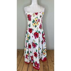 Vintage CHOON Strap Floral Sheath Dress Size 10